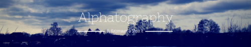 Fotoprojekt - Alphatography - Banner