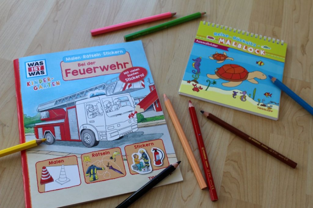 Tessloff Verlag - Malblock für Autofahrten