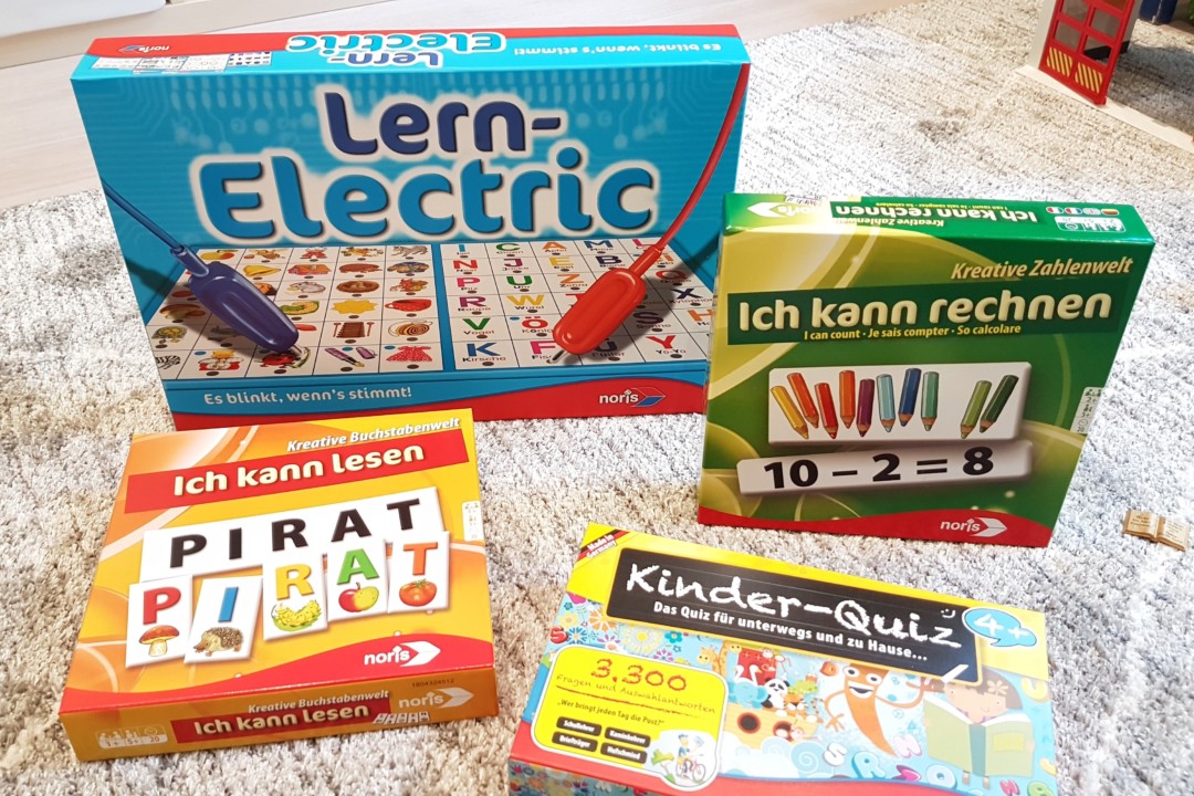 Lernspiele für wissbegierige (Vor-)Schulkinder (#Verlosung) - Mama geht